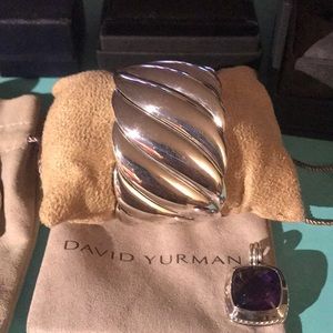 Lot of David yurman large cuff bracelet large